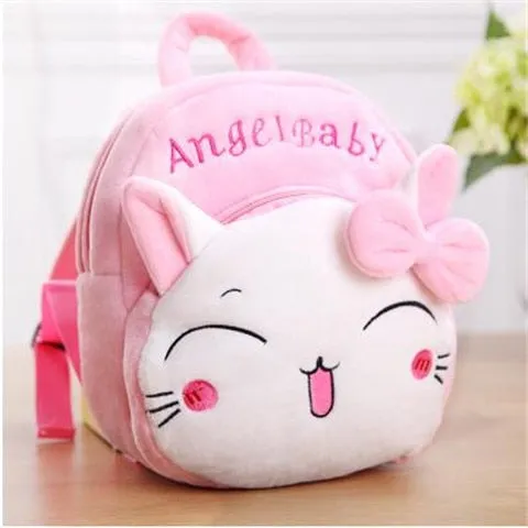 Soft Plush Cartoon Panda Rabbit Children Backpack