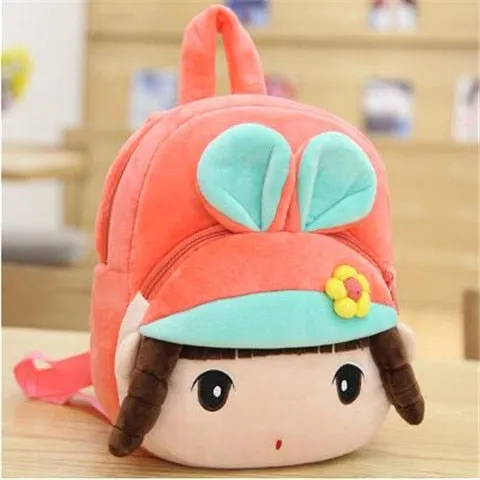 Soft Plush Cartoon Panda Rabbit Children Backpack