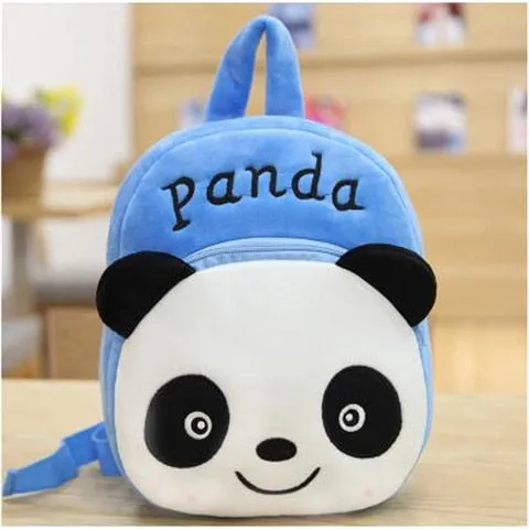 Soft Plush Cartoon Panda Rabbit Children Backpack