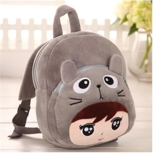 Soft Plush Cartoon Panda Rabbit Children Backpack