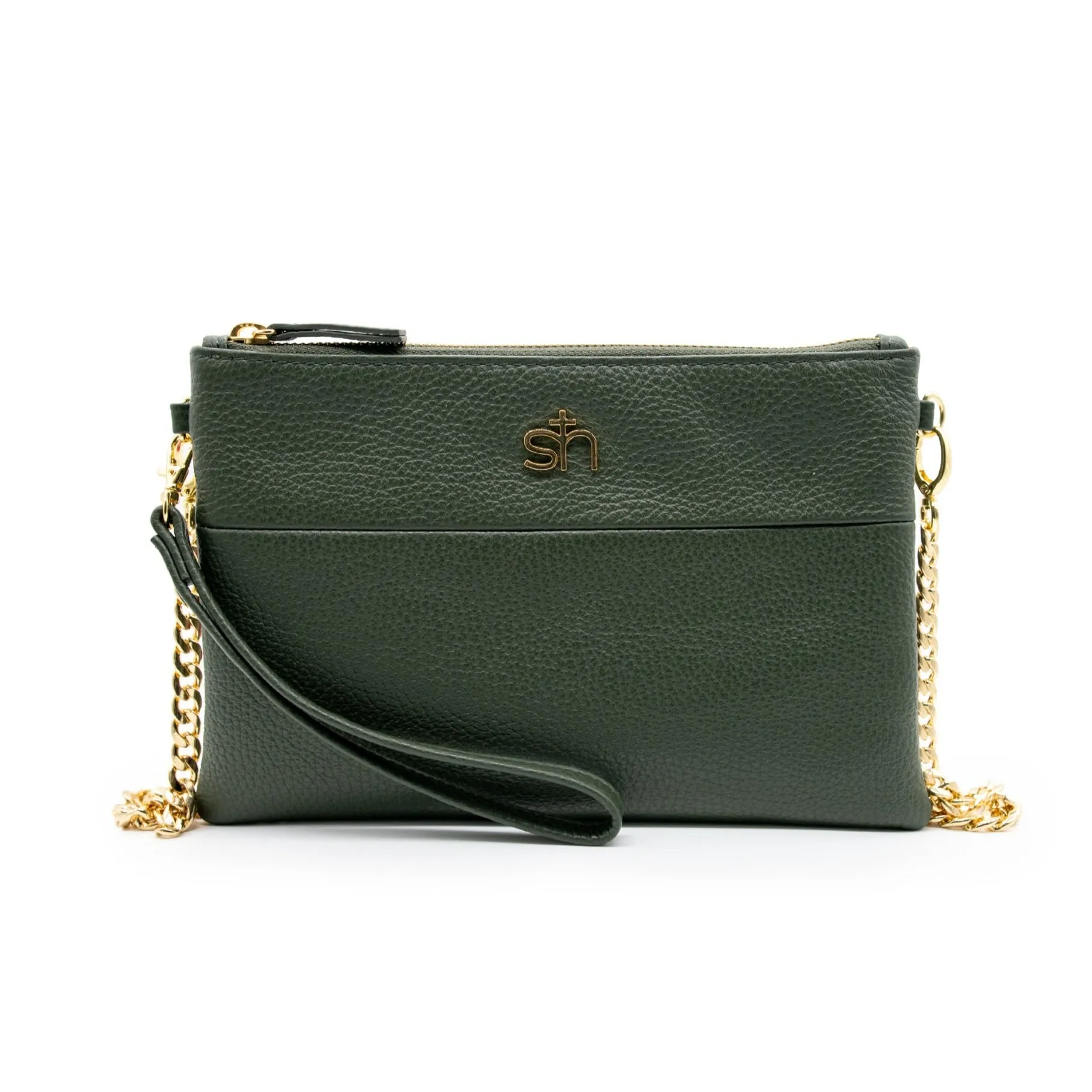 Soho Wristlet Clutch- Loden  =NEW=