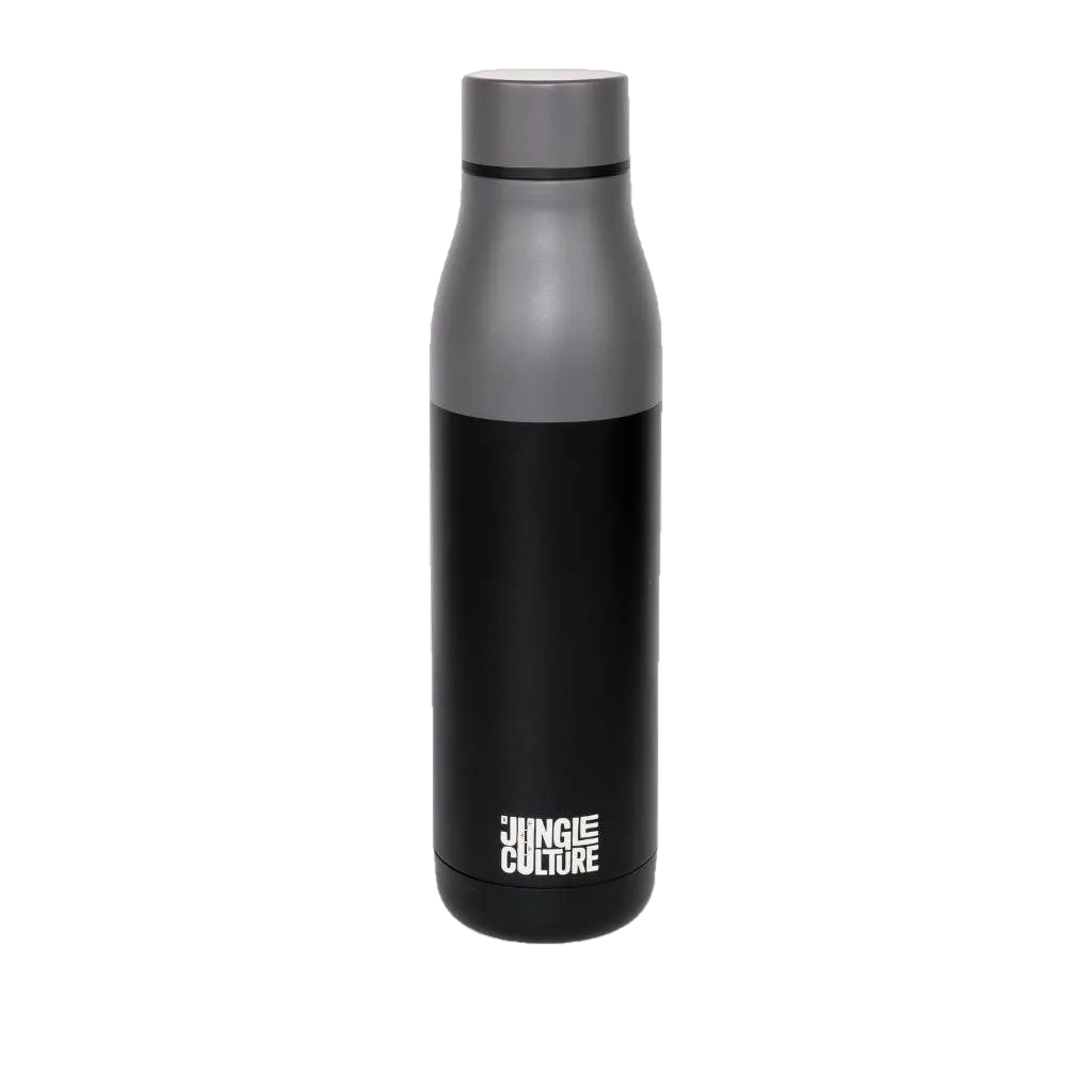 Stainless Steel Water Bottle - Matt Black or White - Bottle for Life