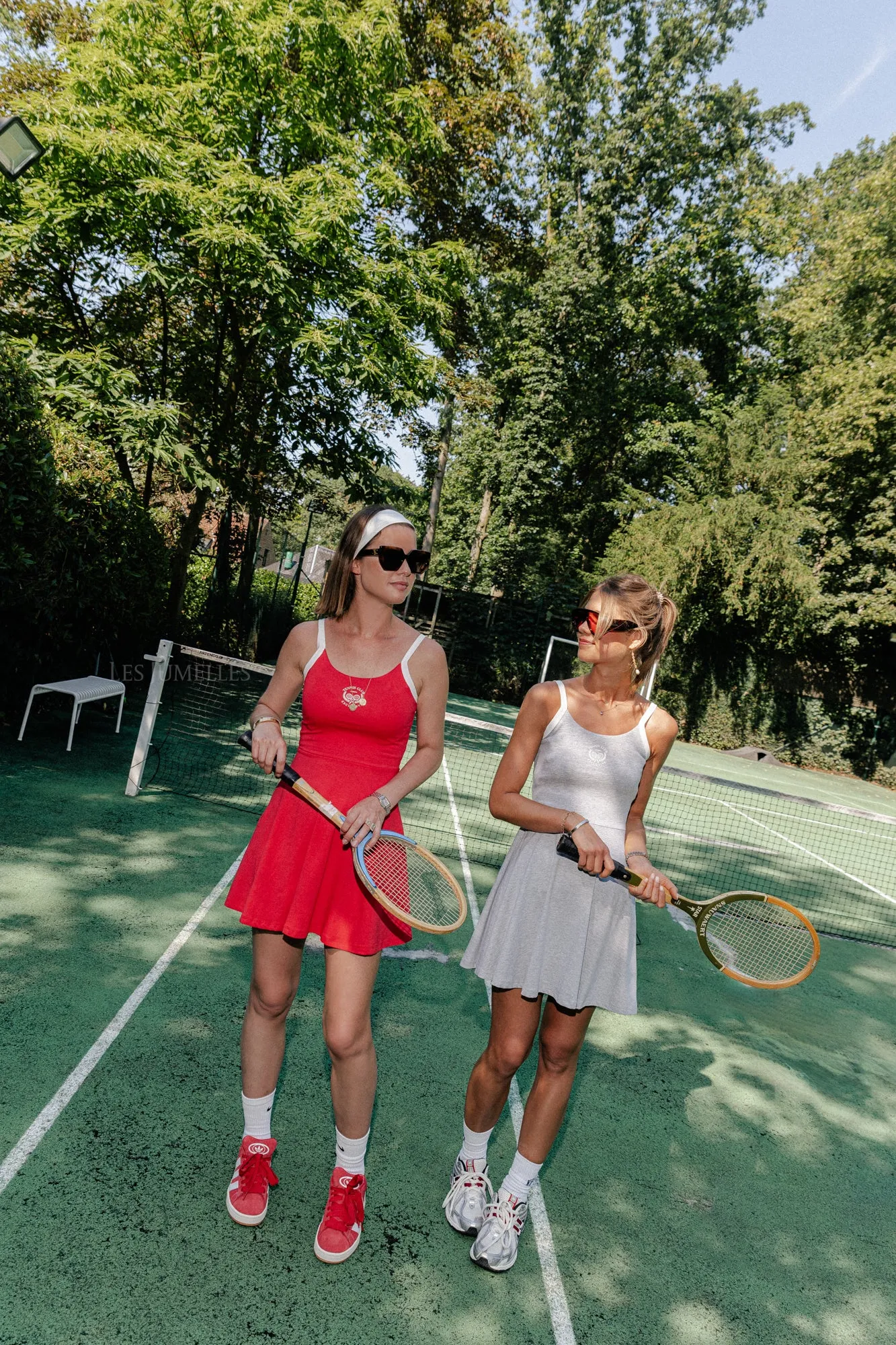 Steffi short tennis dress red