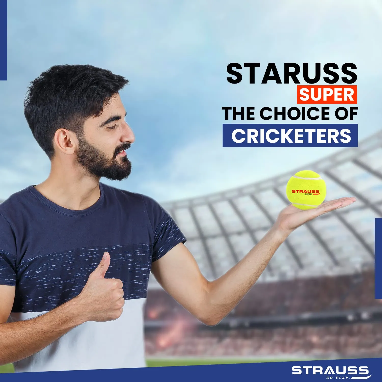 STRAUSS Acrylic Cricket Tennis Balls Light Weight (Soft) Pack Of 6 Color: Yellow For Street, Lawn, Park, Beach & Gully Cricket Premium Rubber Tennis Balls For All Age Groups Tennis Cricket Ball