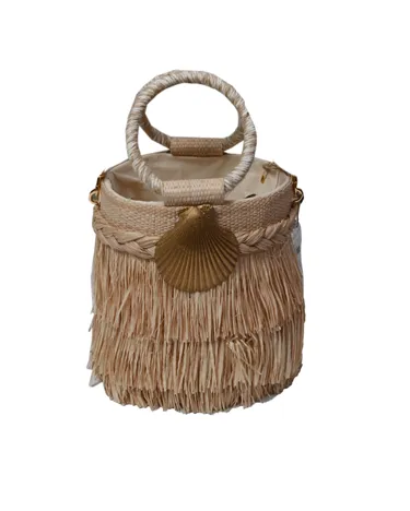 Straw Bucket Bag