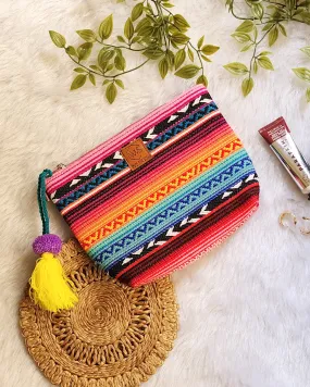 Striped Rainbow Multipurpose Pouch