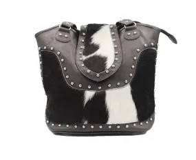 Studded Carry-all Cowhide Bag