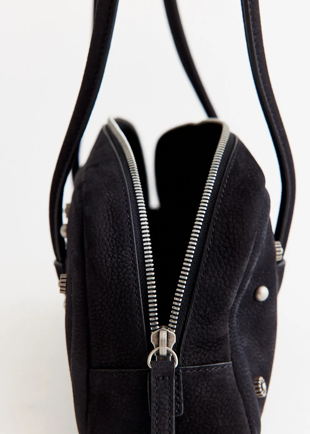 Studded Soft Baguette Bag