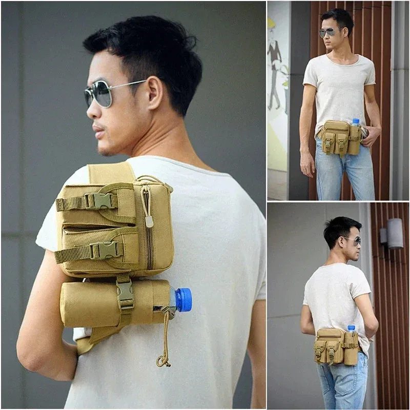 Tactical Nylon Waist Pack Hiking Vintage Bag