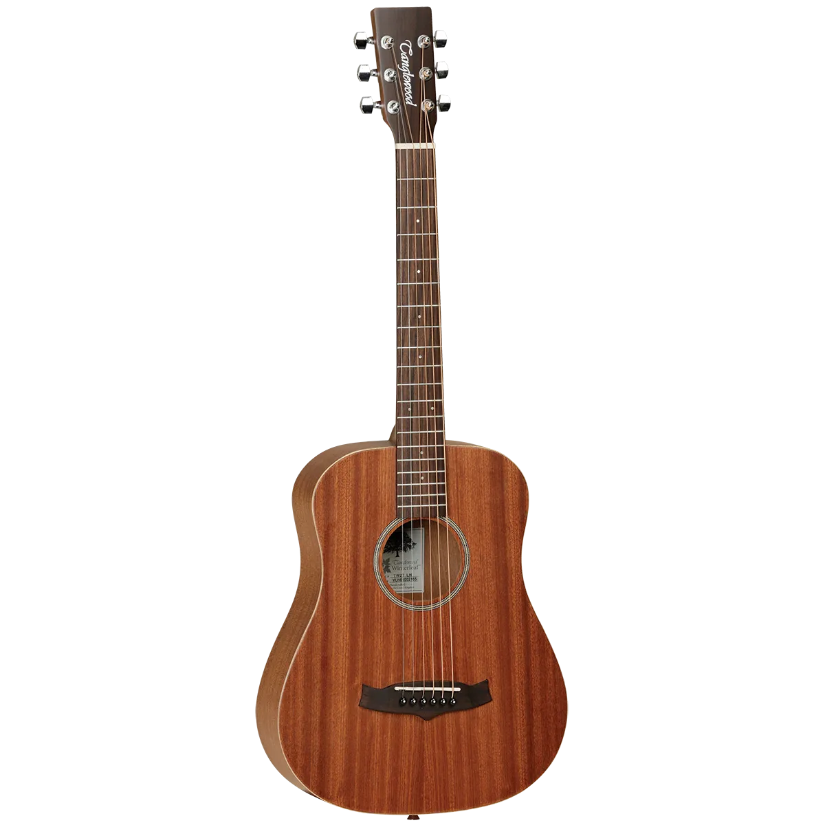 Tanglewood TW2TLH Winterleaf Traveller Mahogany Left Handed w/ bag