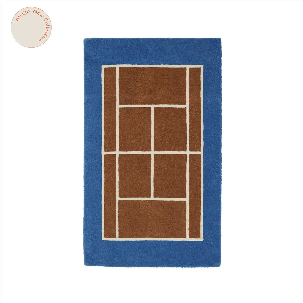 Tapis de Tennis - Caramel/Bleu Optique