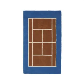 Tapis de Tennis - Caramel/Bleu Optique