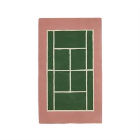 Tapis de Tennis - Vert/Rose