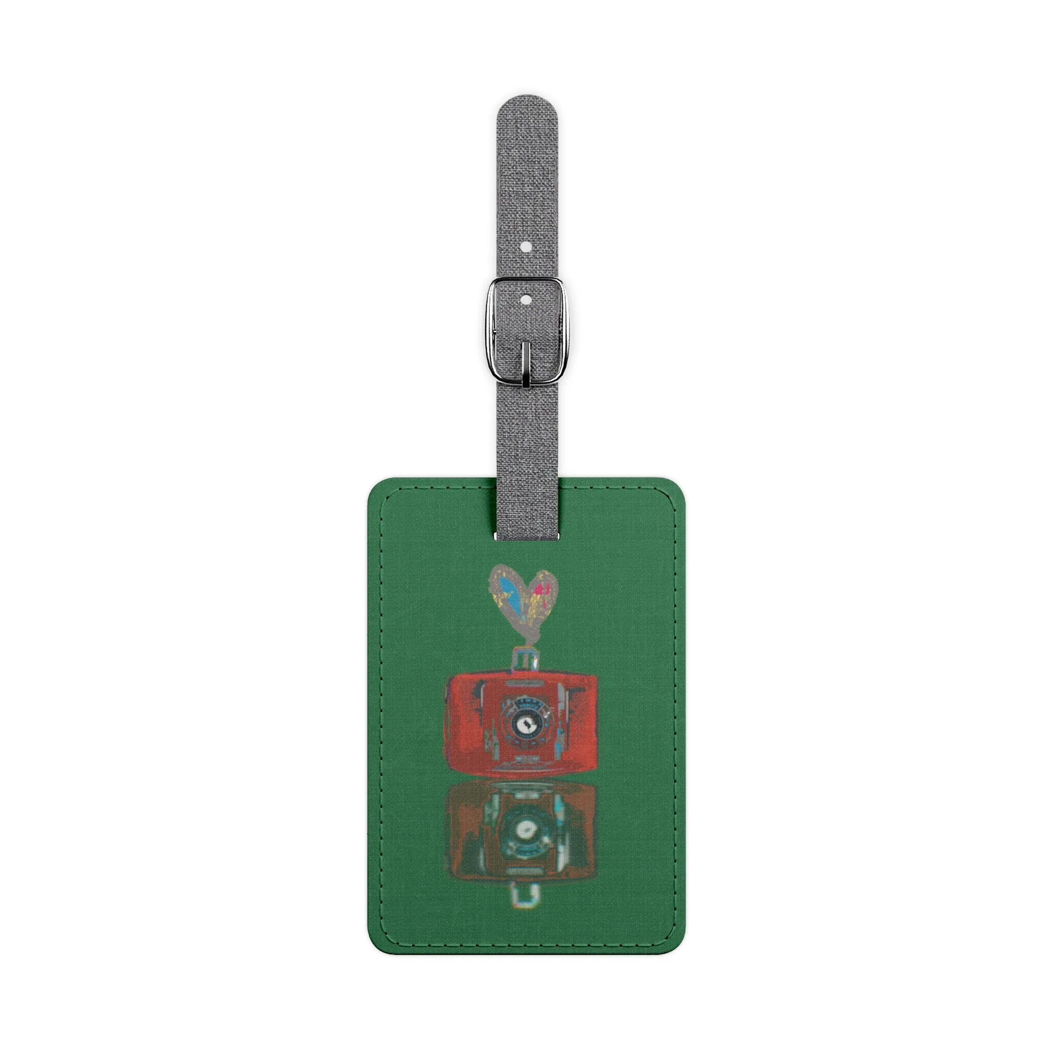 TDG Saffiano Polyester Luggage Tag, Rectangle