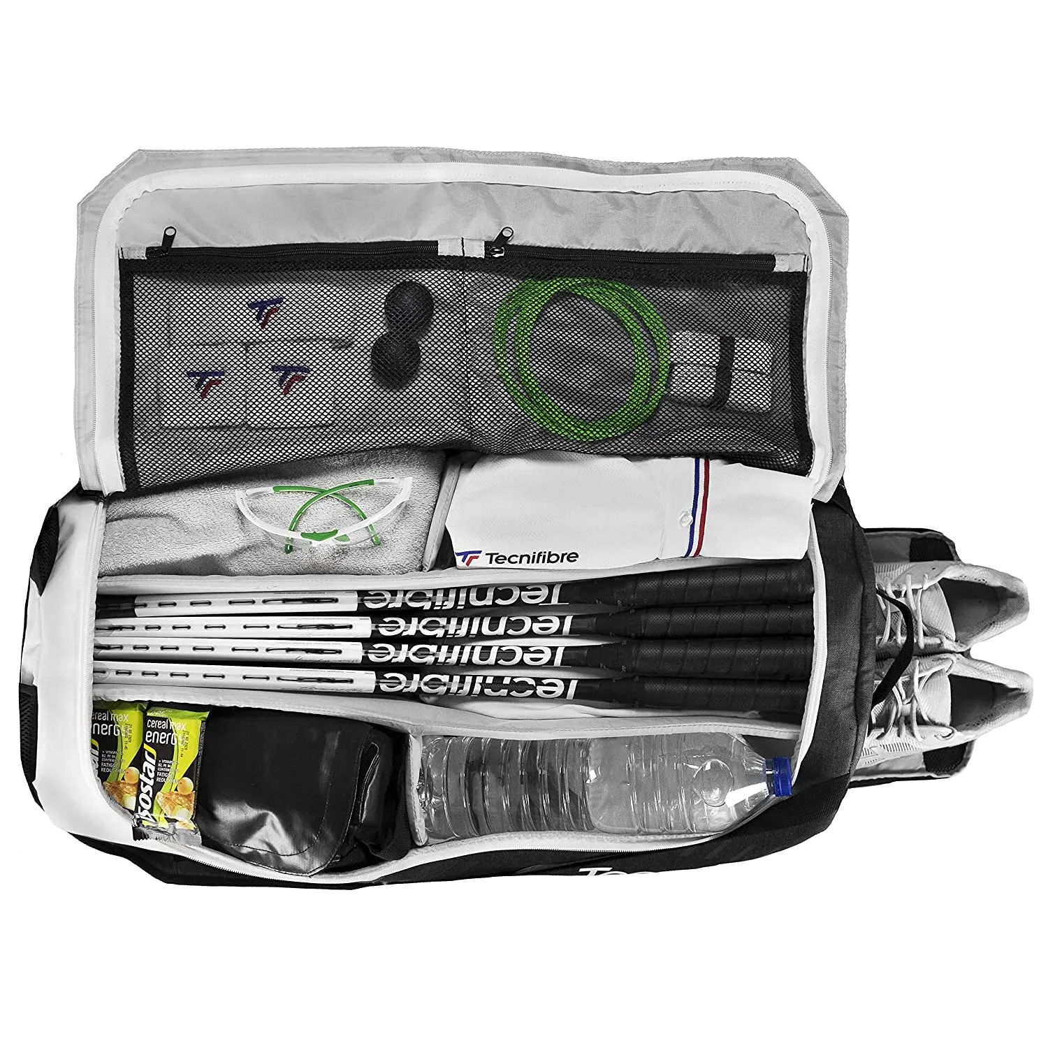 Tecnifibre 40ICONRA21 Team I Con Rackpack 2021 Sport Bag , White/Black