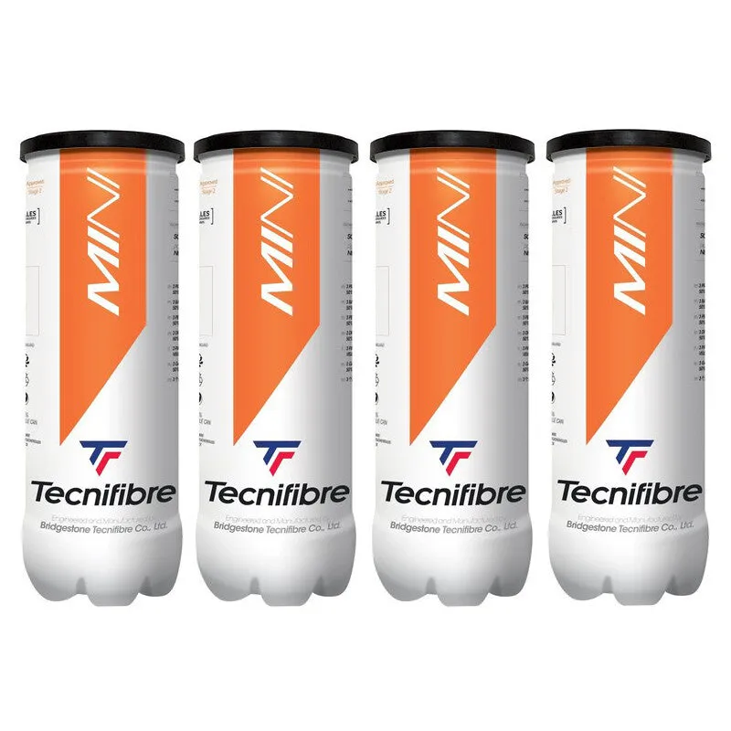 Tecnifibre Orange Stage 2 Mini Junior Tennis Balls Dozen