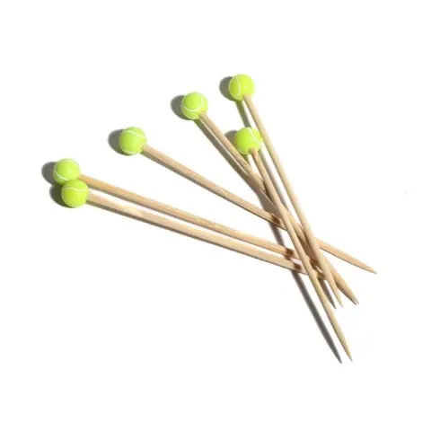 Tennis Ball Cocktail Picks