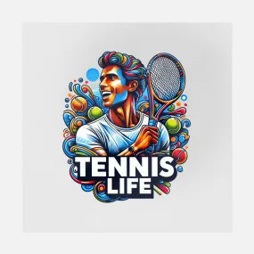 Tennis Life Graffiti