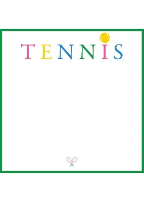 TENNIS SLAB NOTEPAD