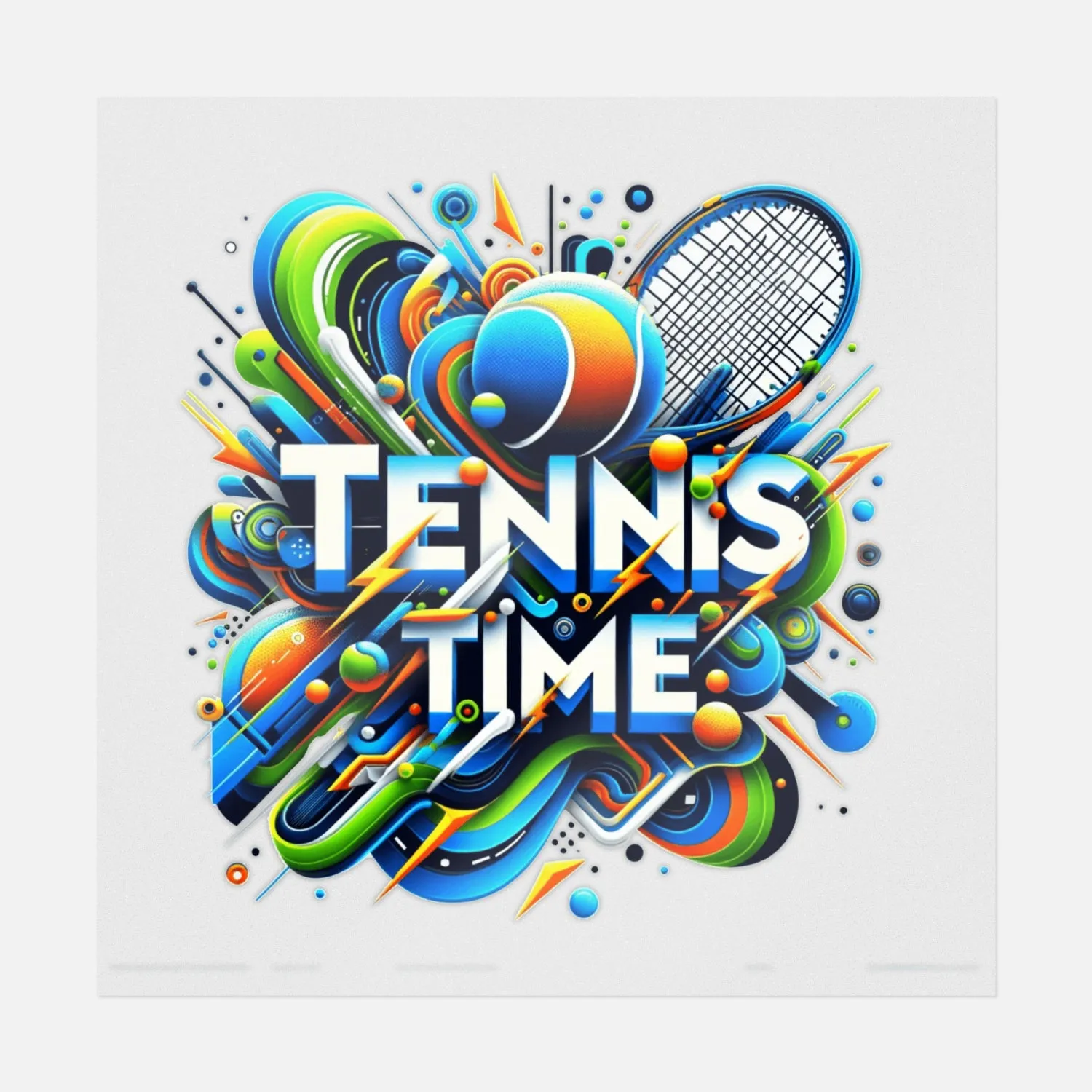 Tennis Time Digital Art