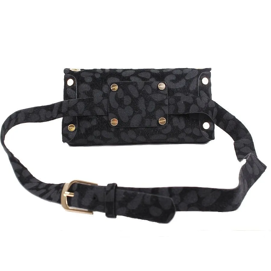 TG10084 Fur Cow Convertible Crossbody/Fanny Pack