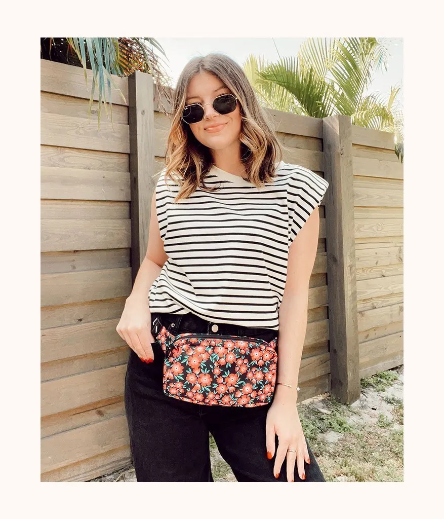 The Crew Fanny Pack: Poppy Floral