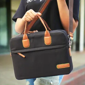 The Everyday All Purpose Laptop Bag BLACK - Authentic Vegan