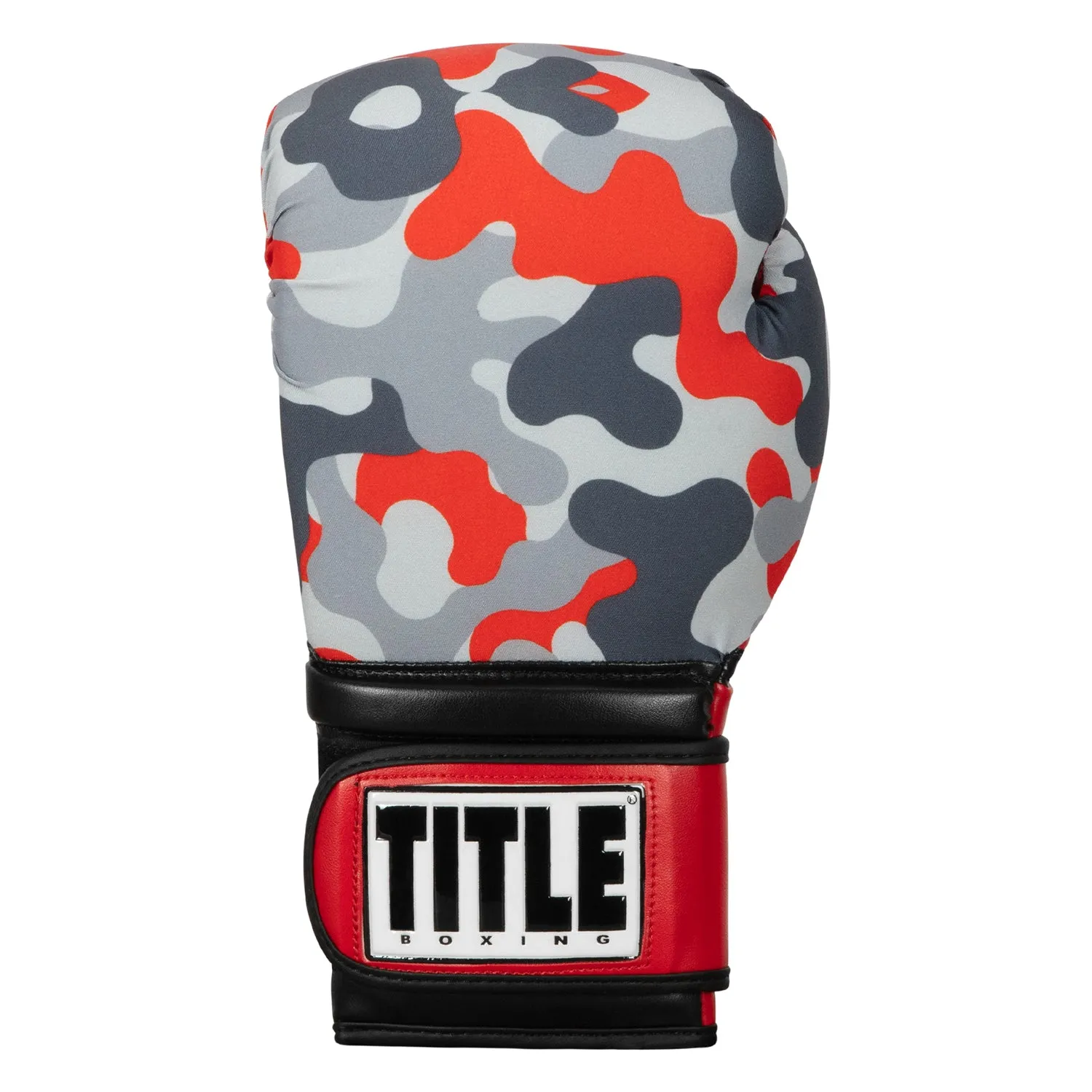 TITLE Boxing Infused Foam Camo Color Pop Bag Gloves