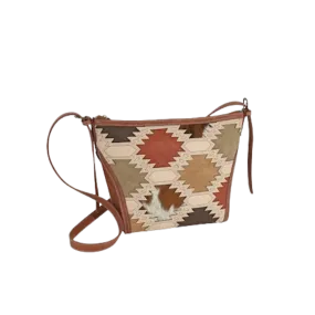 Trenditions Women's Catchfly Southwest Brindle Inlay Bucket Block Bag