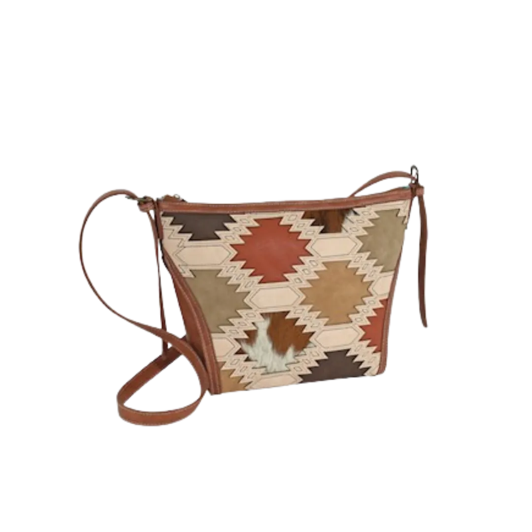 Trenditions Women's Catchfly Southwest Brindle Inlay Bucket Block Bag