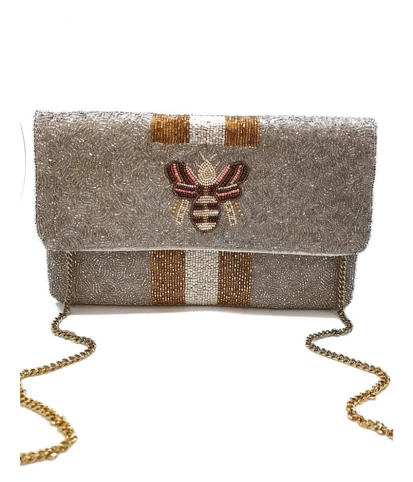 Two Tone Bee Clutch