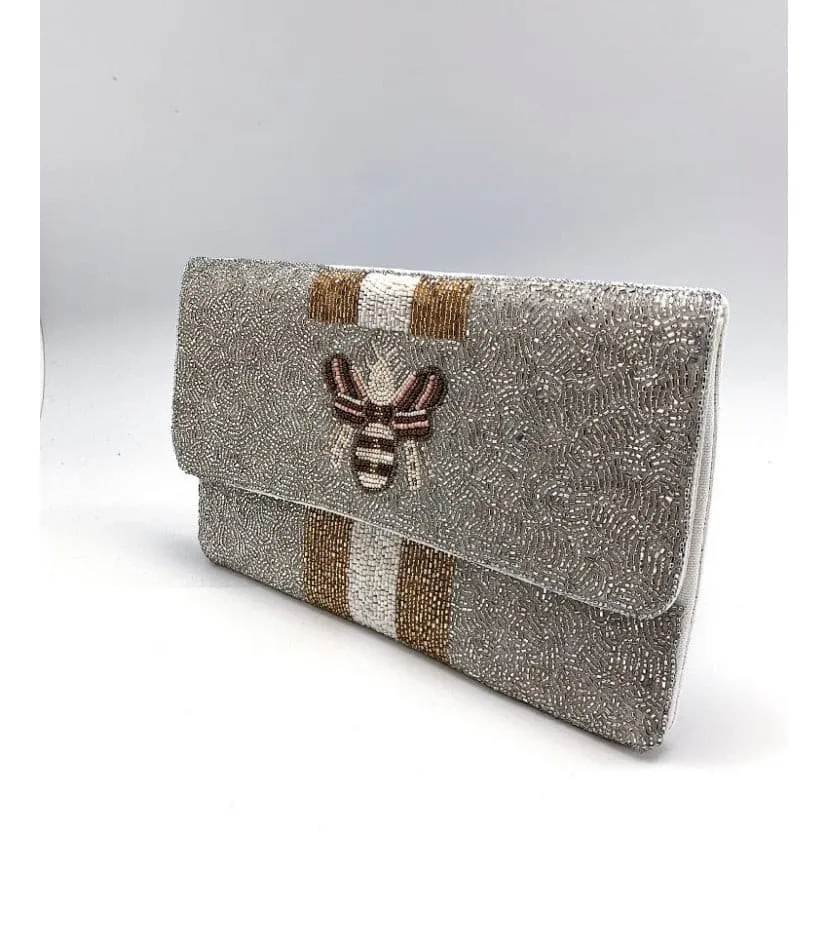 Two Tone Bee Clutch