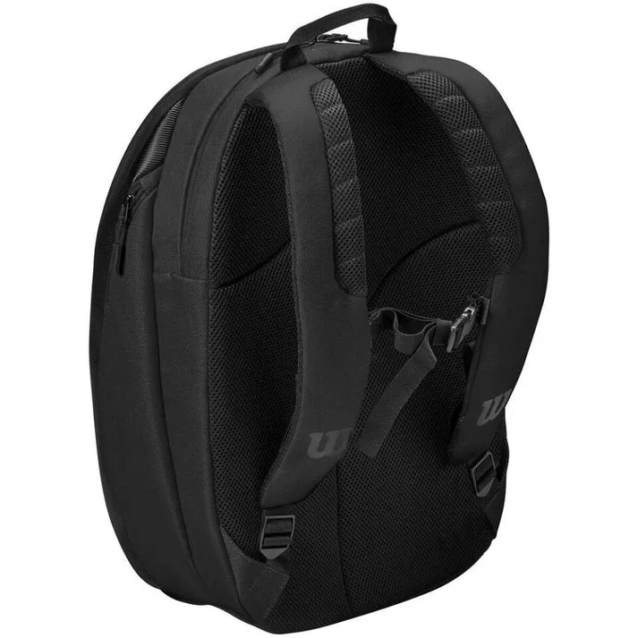 Unisex Classic Black Tennis Backpack