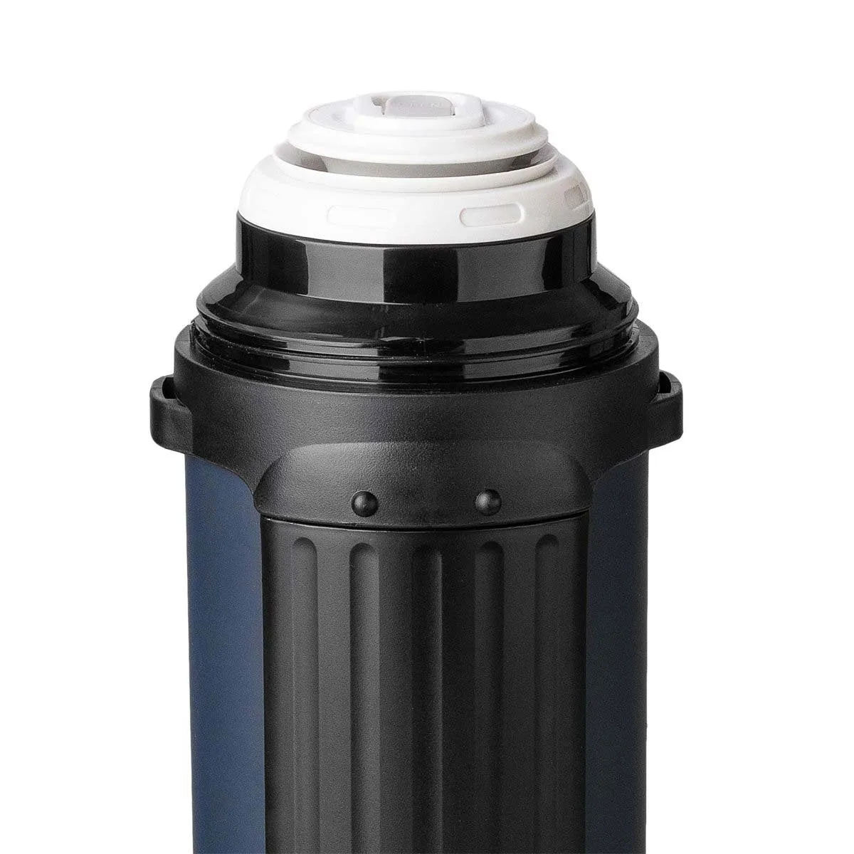 Vacuum Insulated Thermo Bottle | Stainless Steel | Beer, Coffee or Tea | Built-in Cup Cover | 64 oz