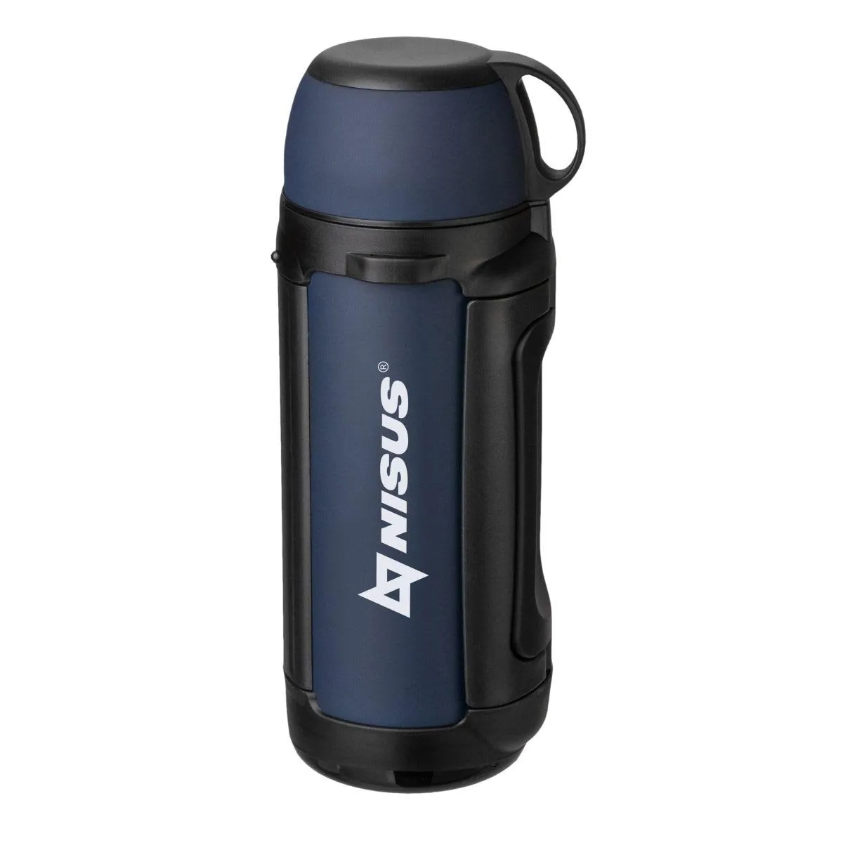 Vacuum Insulated Thermo Bottle | Stainless Steel | Beer, Coffee or Tea | Built-in Cup Cover | 64 oz