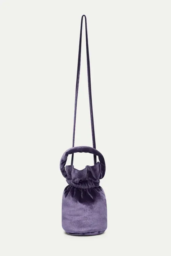 Violet Velour Bag