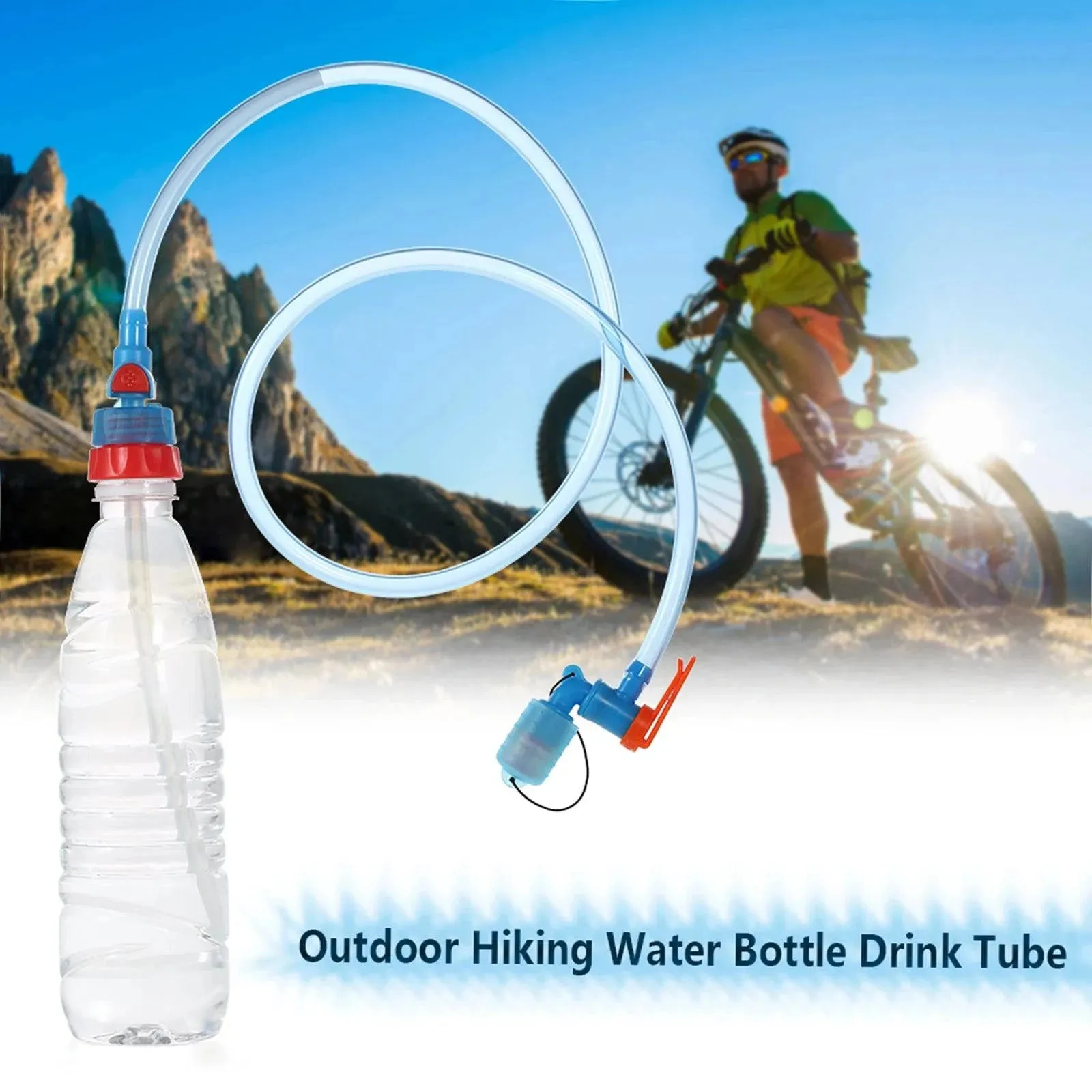 Water Bottle Drink Tube Cycling Camping Water Bag Hydration Bladder System Hose Kit TPU Free Hydration Bladder System