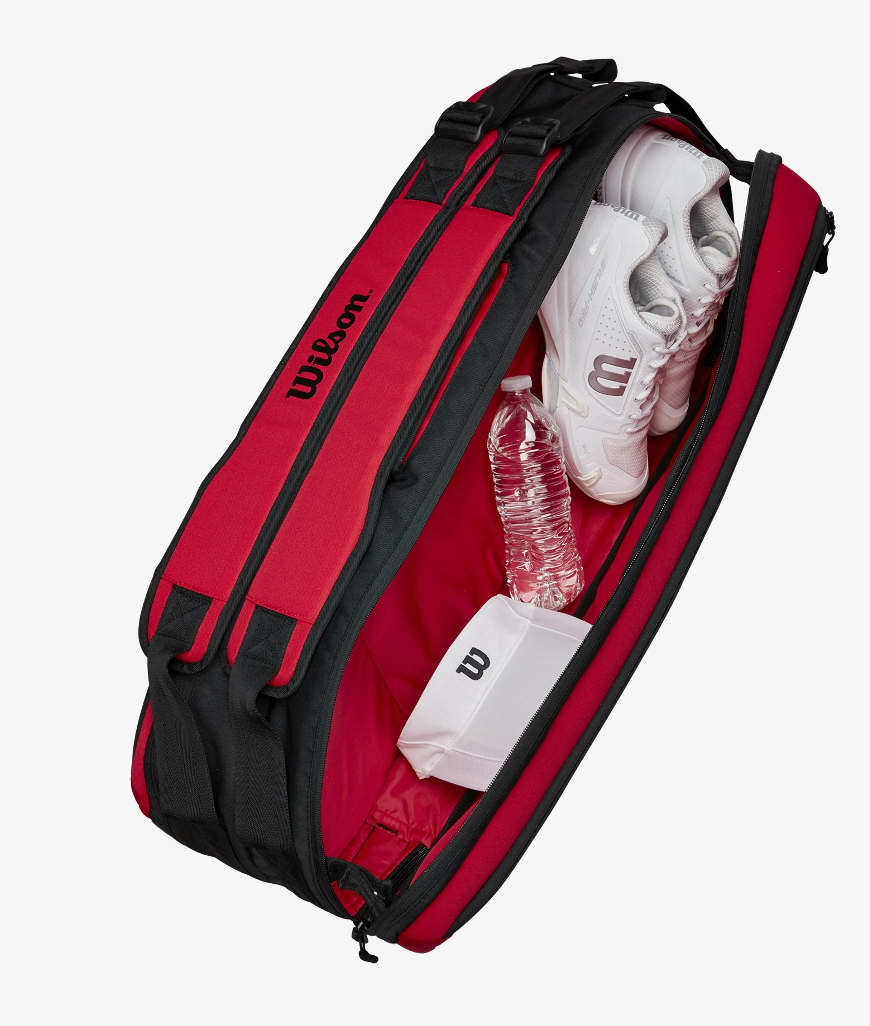 Wilson Super Tour 6 Pack Clash V2.0 Red Racquet Bag