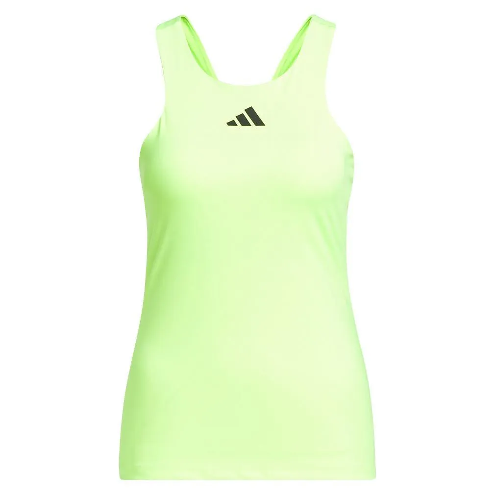 Women's Gameset Tennis Y-Tank Lucid Lemon