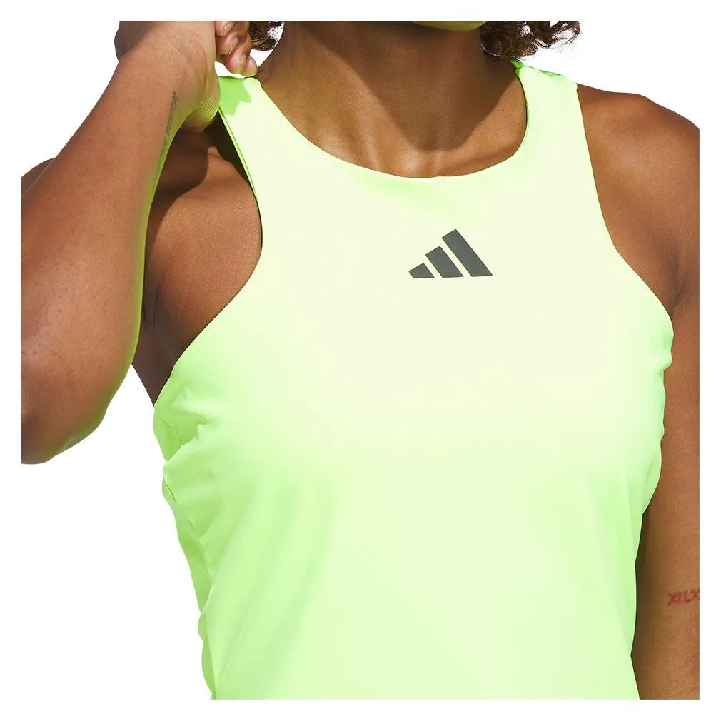 Women's Gameset Tennis Y-Tank Lucid Lemon