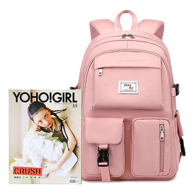 Women's Oxford Fabric Adjustable Large Capacity Backpack