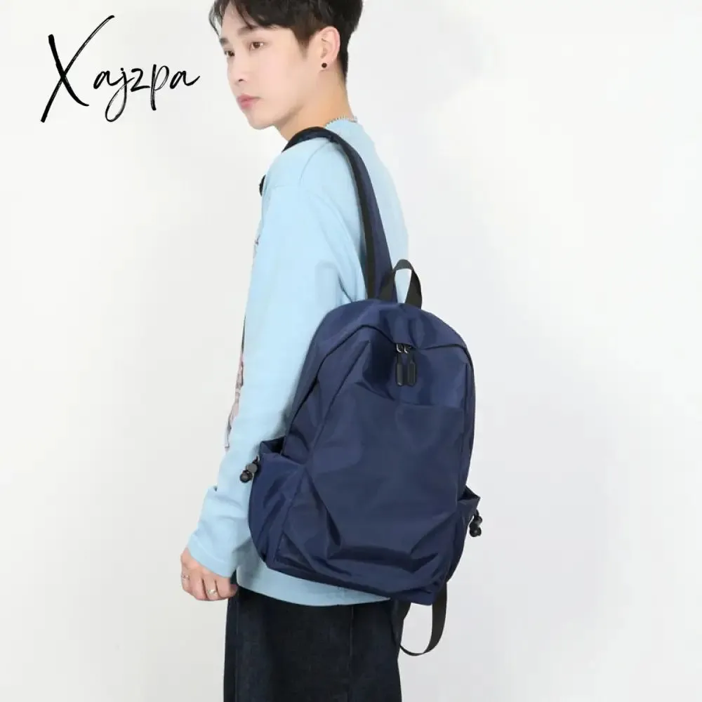 Xajzpa - Anti Theft Backpacks Men Mini Backpack School Light Waterproof Fashion Contracted Casual Teenage Boys Travel Small Mens Bookbag