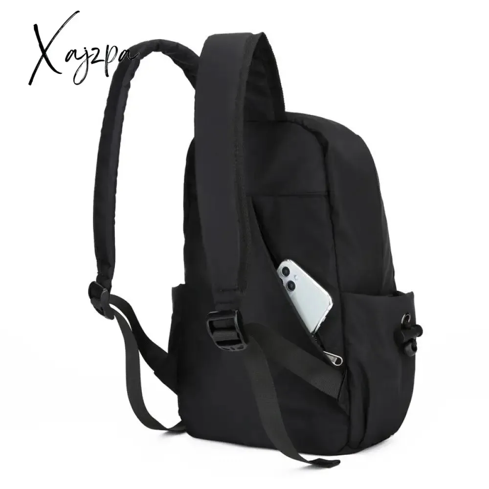 Xajzpa - Anti Theft Backpacks Men Mini Backpack School Light Waterproof Fashion Contracted Casual Teenage Boys Travel Small Mens Bookbag