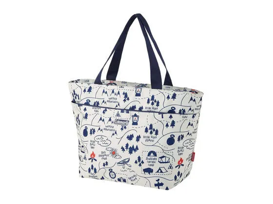 [Y.E.S] Coleman Soft Shopping Tote Cooler 25L Map