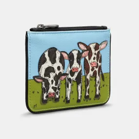 Yoshi Y1723 Moo Family Zip Top Purse