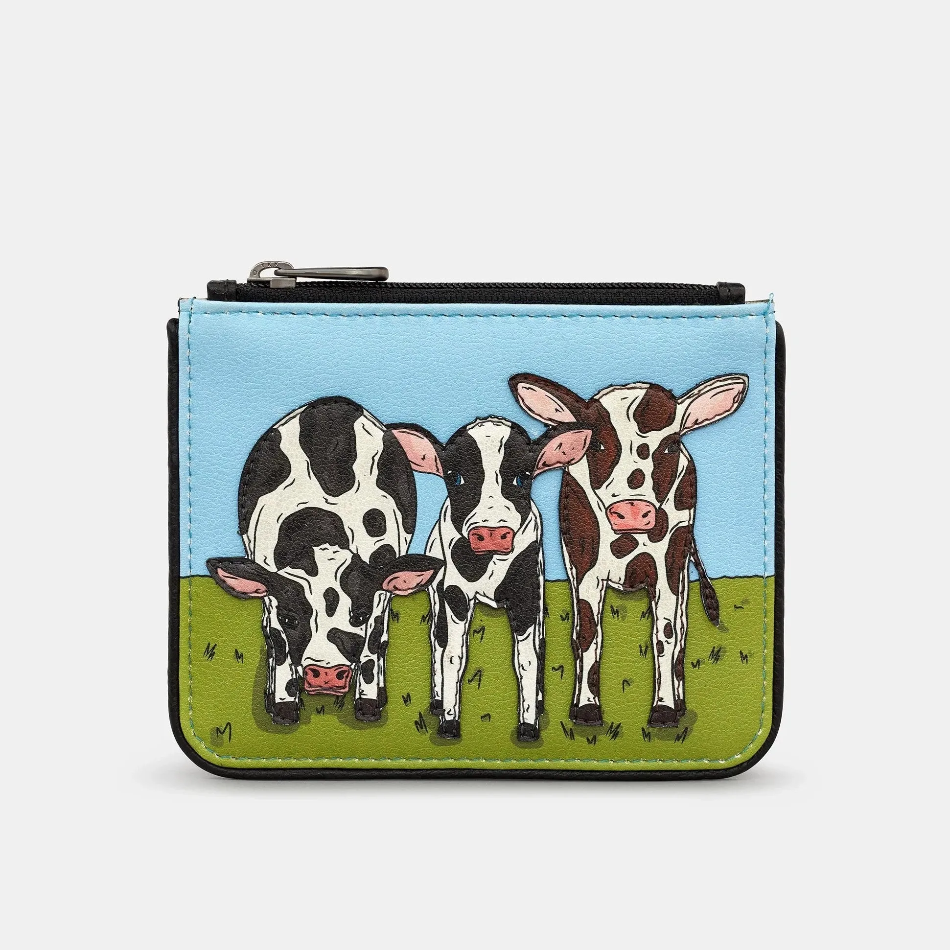 Yoshi Y1723 Moo Family Zip Top Purse